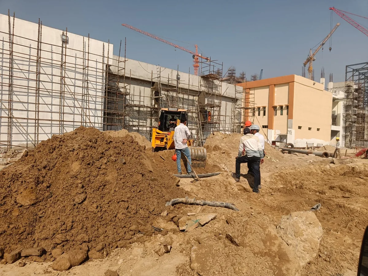 Civil construction site