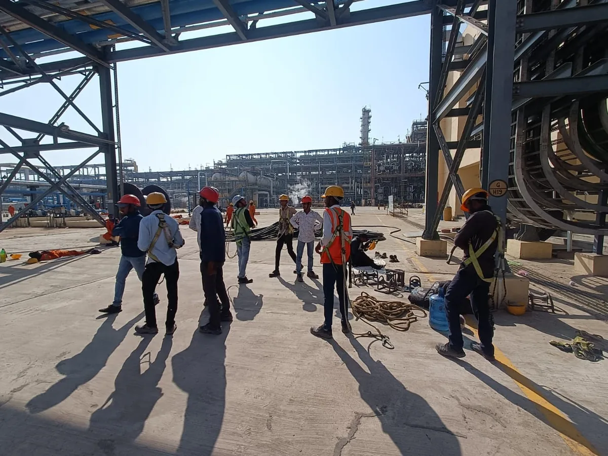 Industrial project workforce